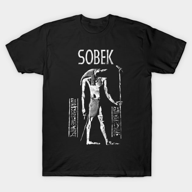 Sobek, ancient Egyptian deity T-Shirt by the gulayfather